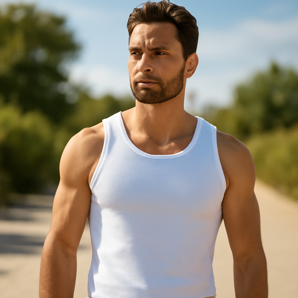 Guide d'achat débardeur homme : Choisir le bon pour chaque occasion – Utilisation au jardin (IA)