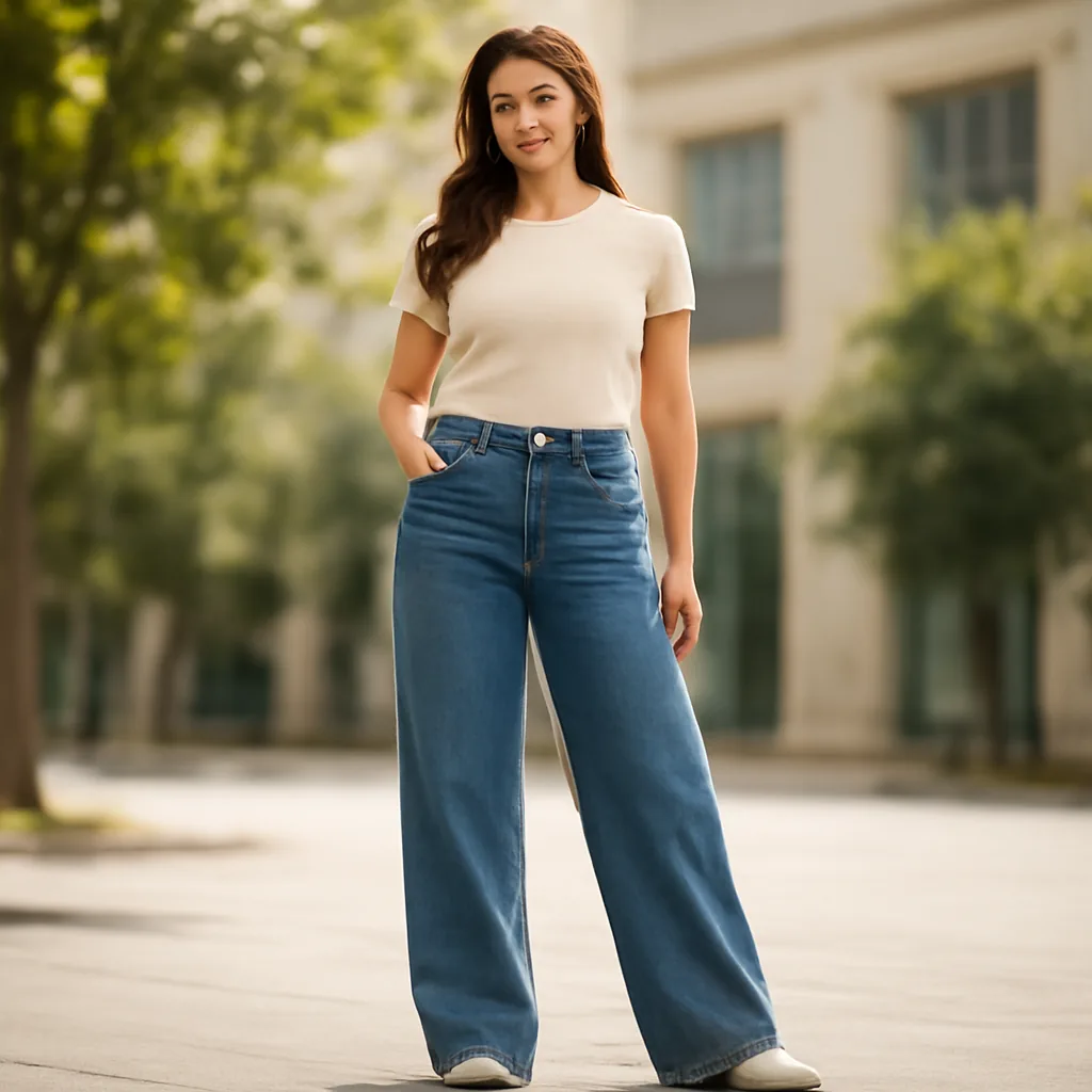 Guide d'achat : jean large pour femme, confort et tendance