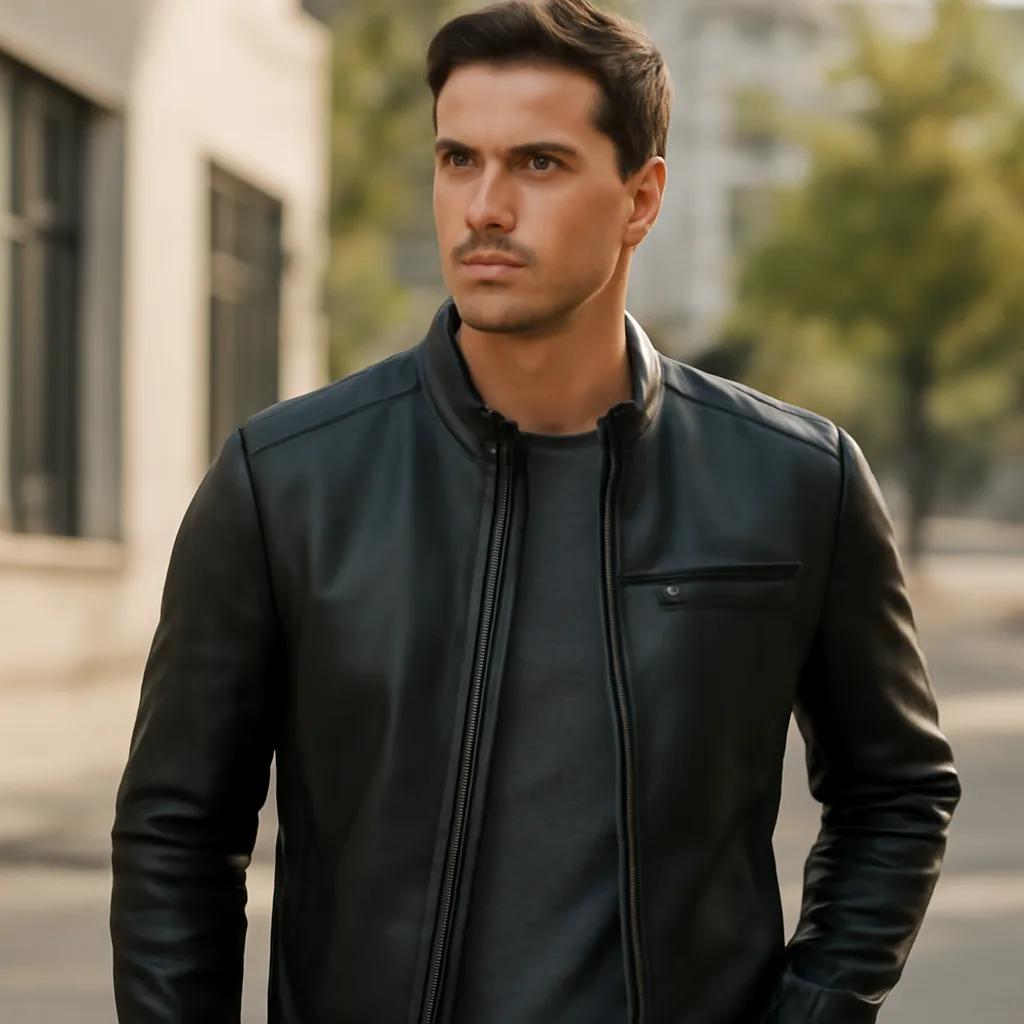 Guide d'achat : veste en cuir synthétique pour homme